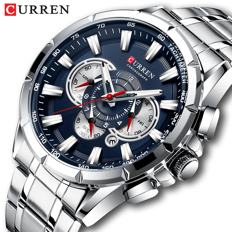 Luxury Watch Market - CURREN наручные часы мужские водонепроницаемые Хронограф