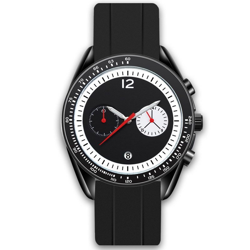 Chronograph Flyback Watch - Мужские кварцевые часы Moon Phases: хит