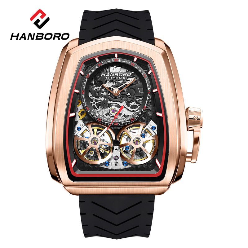 Luxury Watch Arabic - Мужские часы Double Flying Wheel Hollow: