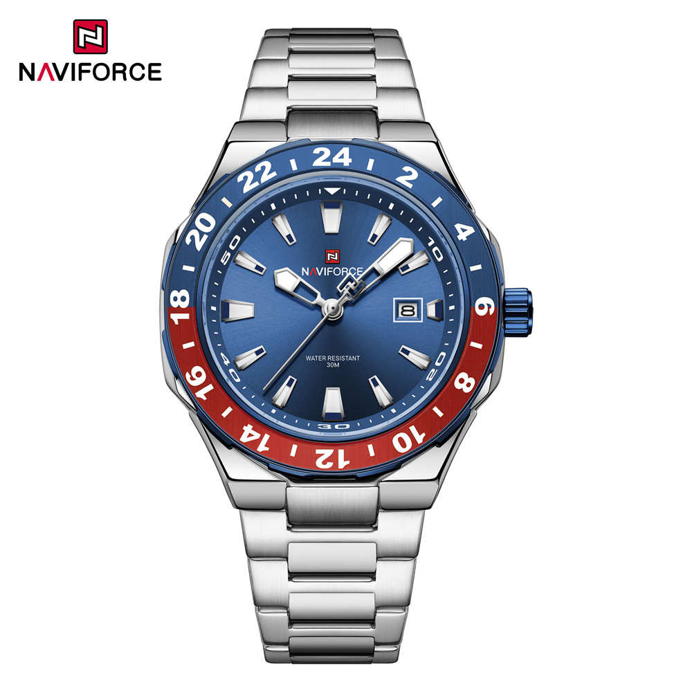 Field Watch Military - Naviforce 9249, высококачественные спортивные повседневные мужские