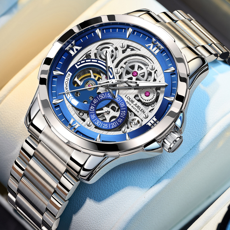 Chronograph Flyback Watch - Автоматические механические часы для мужчин, полые,
