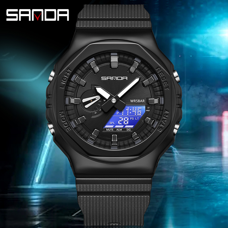 Часы наручные SANDA мужские эл – обзор и цена Luxury Watch G Shock