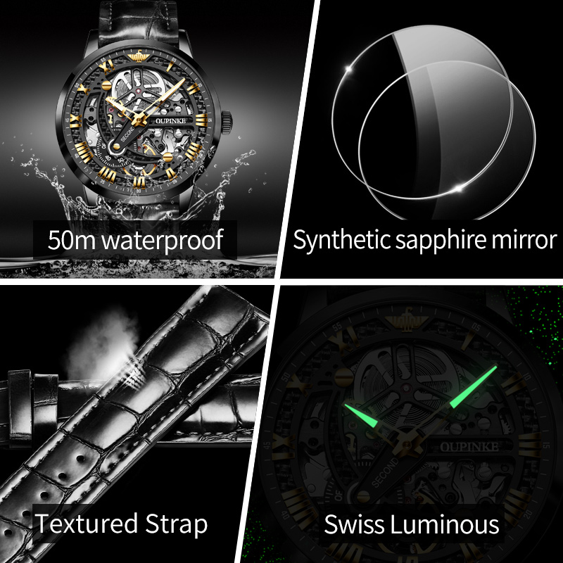 OUPINKE 3173 оригинальные авто – обзор и цена Chronograph Flyback Watch