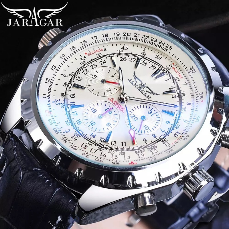 JARAGAR 212, элегантные автома – обзор и цена Chronograph Flyback Watch