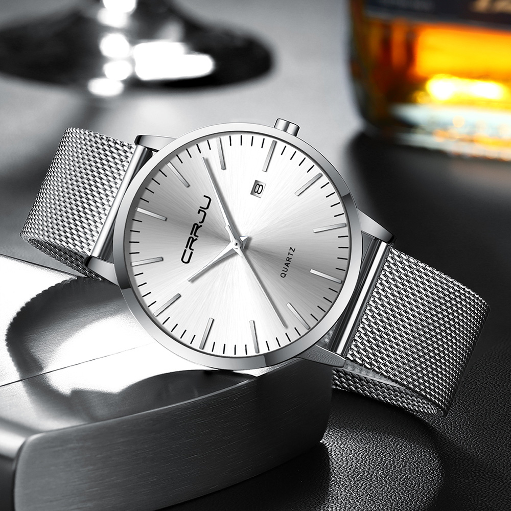 CRRJU новые модные мужские час – обзор и цена Luxury Watch Exhibition
