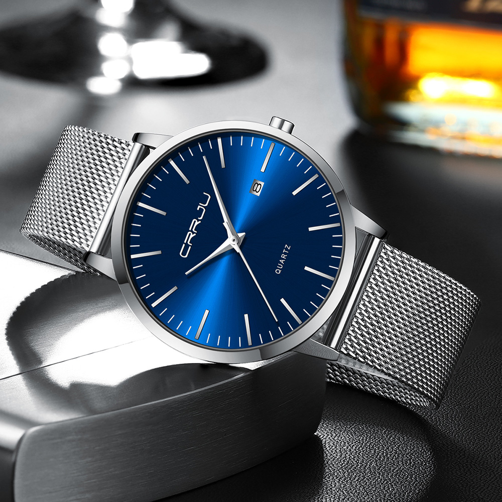 CRRJU новые модные мужские час – обзор и цена Luxury Watch Exhibition