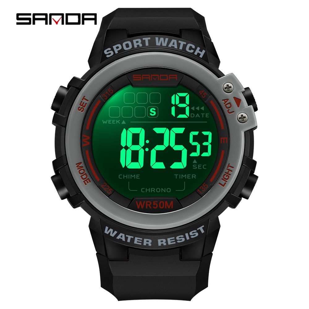 SANDA Роскошные модные мужские – обзор и цена Luxury Watch G Shock