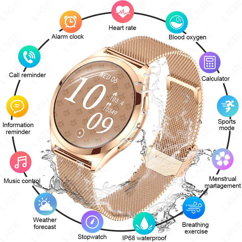 Роскошные умные часы LIGE для  – обзор и цена Luxury Watch In The World