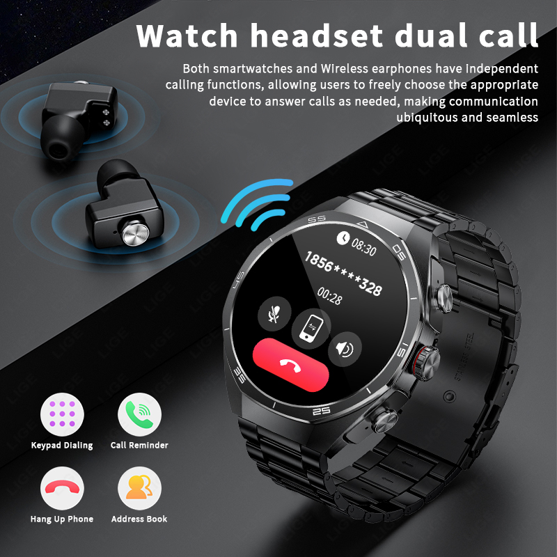 Новинка для Android TWS, музык – обзор и цена Luxury Watch In The World