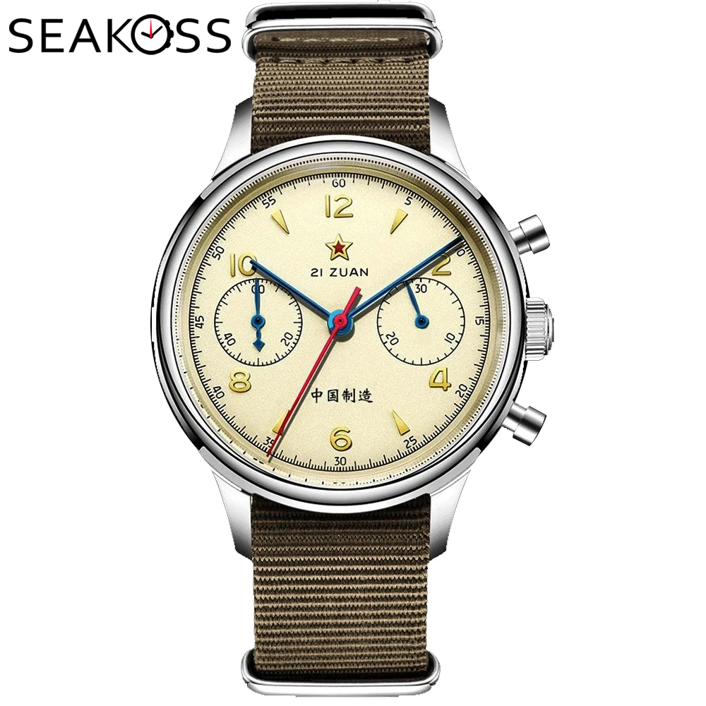SEAKOSS 1963 хронограф 40 мм 3 – обзор и цена Chronograph Flyback Watch